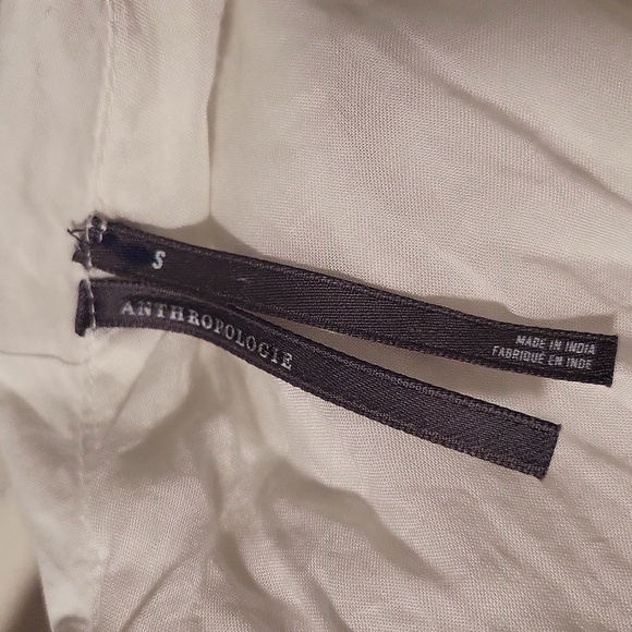 Anthropologie White Backless Dress - Picture 7 of 7